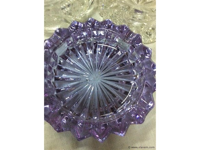 Lot asbakken glas - afbeelding 3 van  3