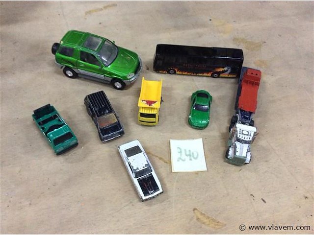 Lot auto's metaal - afbeelding 1 van  3