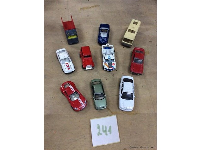 Lot auto's metaal - afbeelding 1 van  3