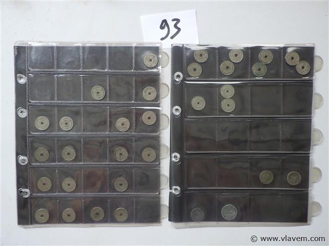 Lot belgische munten 1850-1950. - afbeelding 1 van  5