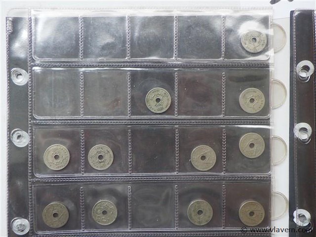Lot belgische munten 1850-1950. - afbeelding 2 van  5