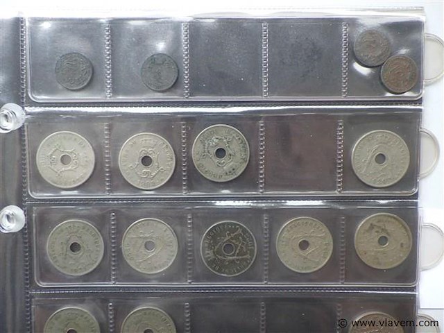 Lot belgische munten 1900-1950. - afbeelding 2 van  3