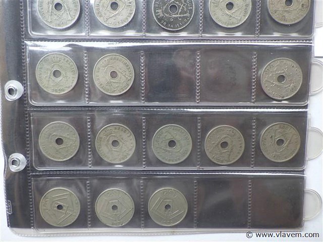 Lot belgische munten 1900-1950. - afbeelding 3 van  3