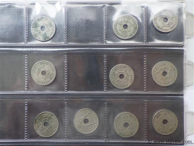 Lot belgische munten 1900-1950. - afbeelding 2 van  3