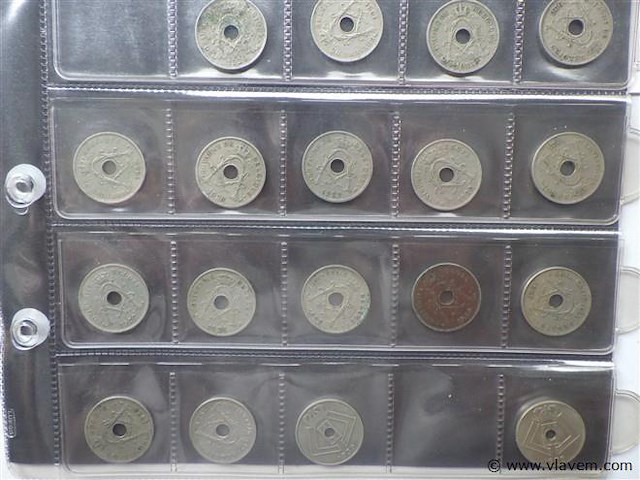 Lot belgische munten 1900-1950. - afbeelding 3 van  3