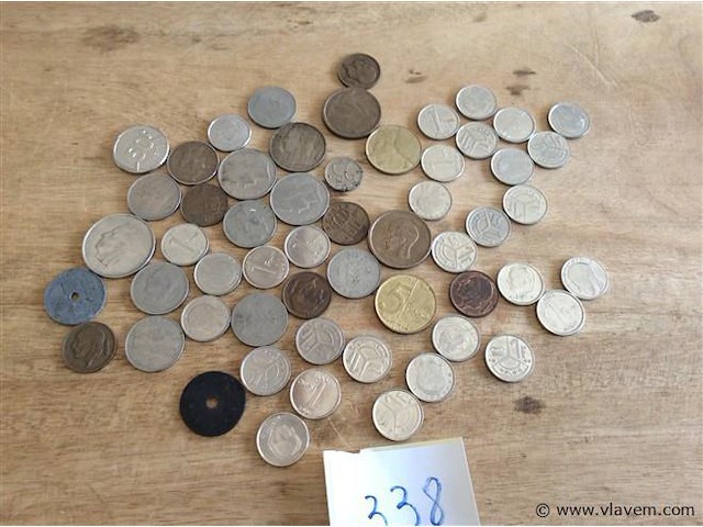 Lot belgische munten - afbeelding 1 van  4