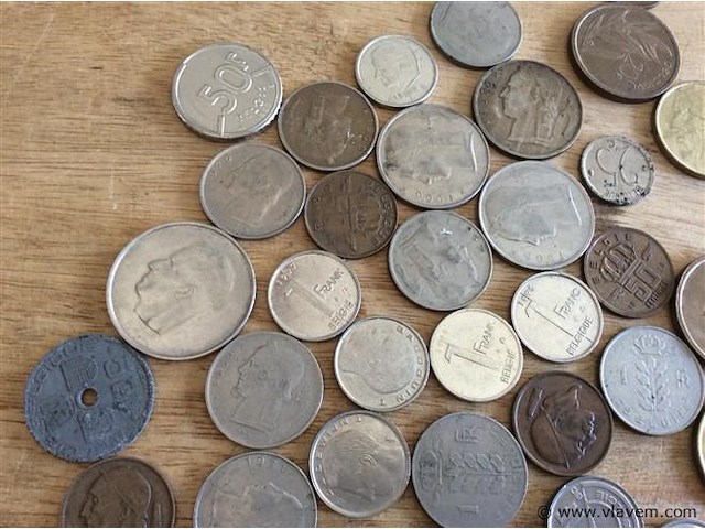Lot belgische munten - afbeelding 2 van  4