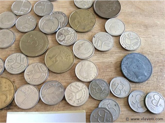 Lot belgische munten - afbeelding 2 van  4