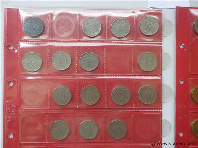Lot belgische munten - afbeelding 2 van  3