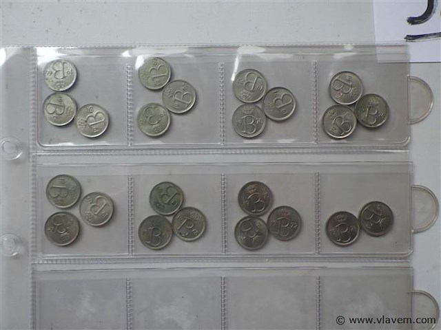 Lot belgische munten - afbeelding 2 van  3