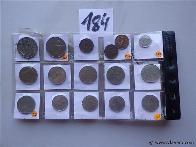 Lot belgische munten - afbeelding 1 van  2