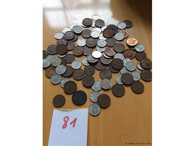 Lot belgische muntjes - afbeelding 1 van  3