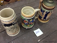 Lot bierkruiken - afbeelding 2 van  3