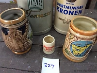 Lot bierkruiken - afbeelding 2 van  2