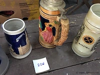 Lot bierkruiken - afbeelding 2 van  2