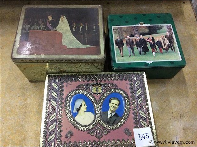 Lot blikken dozen royals - afbeelding 1 van  1