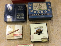 Lot blikken dozen sigaren - afbeelding 1 van  2