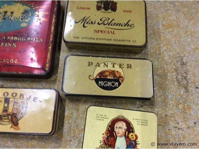 Lot blikken dozen sigaren - afbeelding 3 van  3