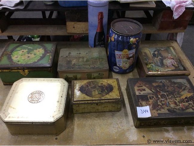 Lot blikken dozen - afbeelding 1 van  3