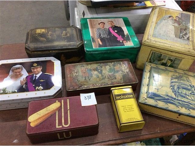 Lot blikken dozen - afbeelding 1 van  3