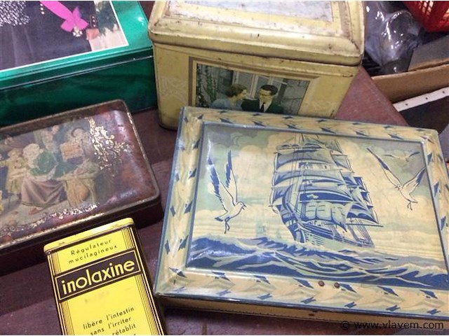 Lot blikken dozen - afbeelding 3 van  3