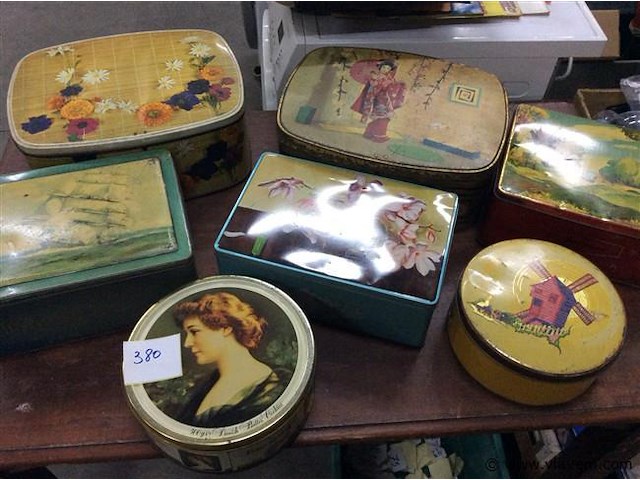 Lot blikken dozen - afbeelding 1 van  3