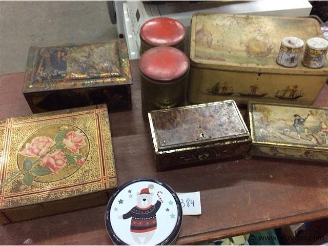 Lot blikken dozen - afbeelding 1 van  3