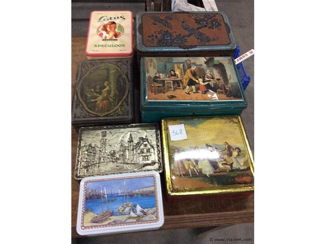 Lot blikken dozen - afbeelding 1 van  4