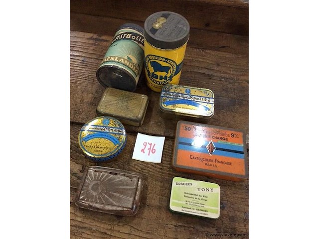 Lot blikken dozen - afbeelding 1 van  3