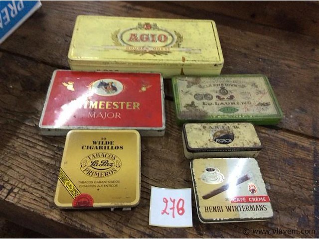 Lot blikken dozen - afbeelding 1 van  3