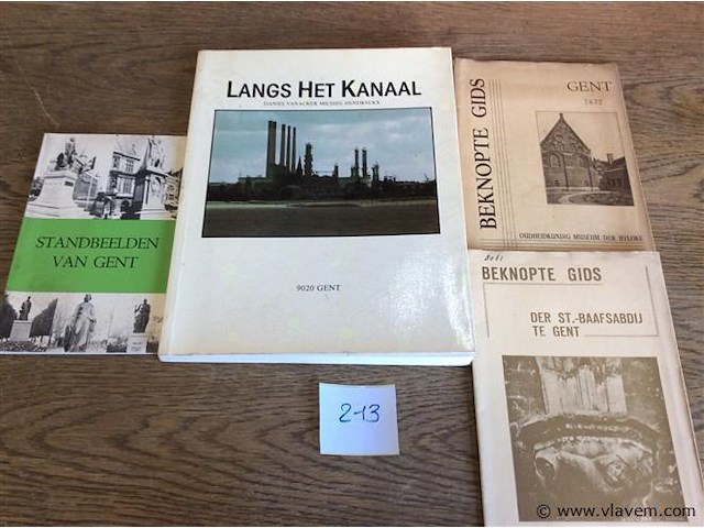 Lot boeken 4stuks gent - afbeelding 1 van  4