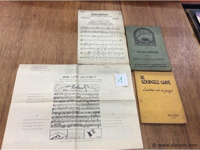 Lot boeken muziek - afbeelding 1 van  3