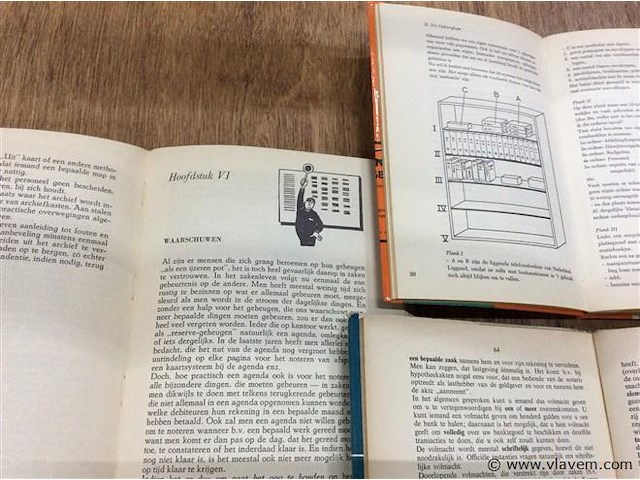 Lot boeken oa werken op kantoor - afbeelding 2 van  3
