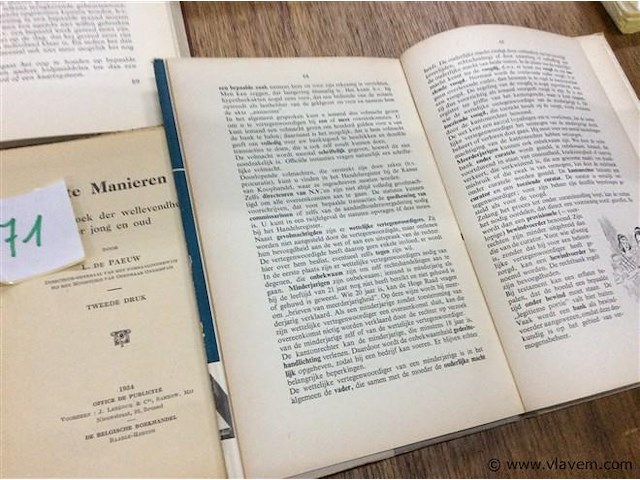 Lot boeken oa werken op kantoor - afbeelding 3 van  3