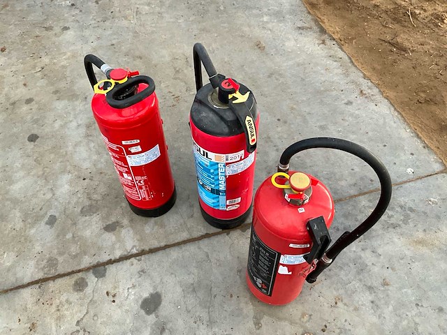 Lot brandblussers (3x) - afbeelding 2 van  9