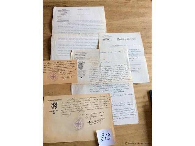 Lot briefwisseling j'40…. - afbeelding 1 van  2