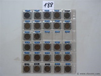 Lot britse half pennies - afbeelding 1 van  3