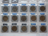 Lot britse half pennies - afbeelding 3 van  3