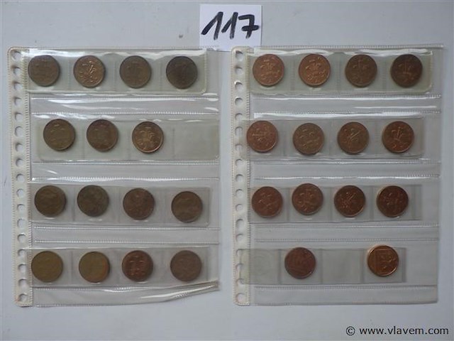 Lot britse munten 2 pence - afbeelding 1 van  5