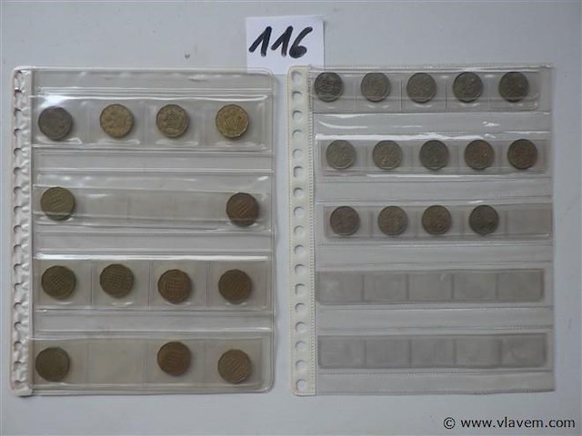 Lot britse munten oa 6 pence - afbeelding 1 van  4