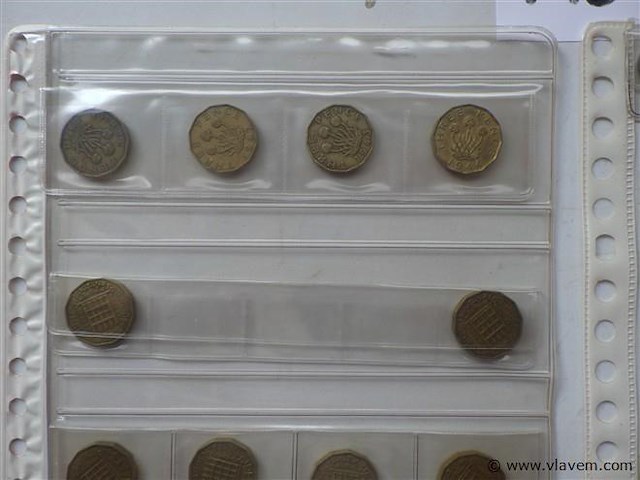 Lot britse munten oa 6 pence - afbeelding 2 van  4