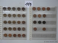 Lot britse munten one pence - afbeelding 1 van  5