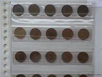 Lot britse munten one pence - afbeelding 2 van  5