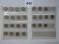 Lot britse munten shilling en 5 pence - afbeelding 1 van  4