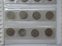 Lot britse munten shilling en 5 pence - afbeelding 3 van  4