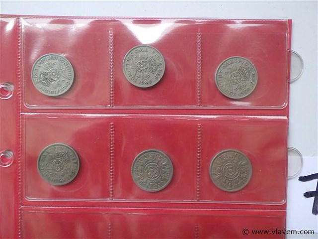 Lot britse munten - afbeelding 2 van  3