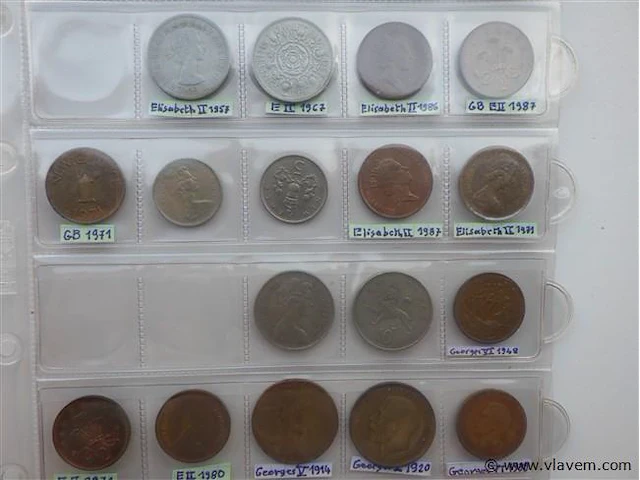 Lot britse munten - afbeelding 3 van  4
