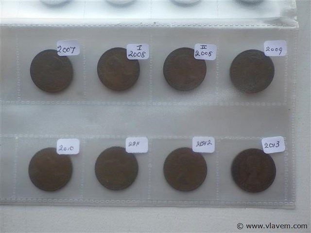 Lot britse penny's - afbeelding 3 van  4