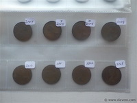 Lot britse penny's - afbeelding 3 van  4