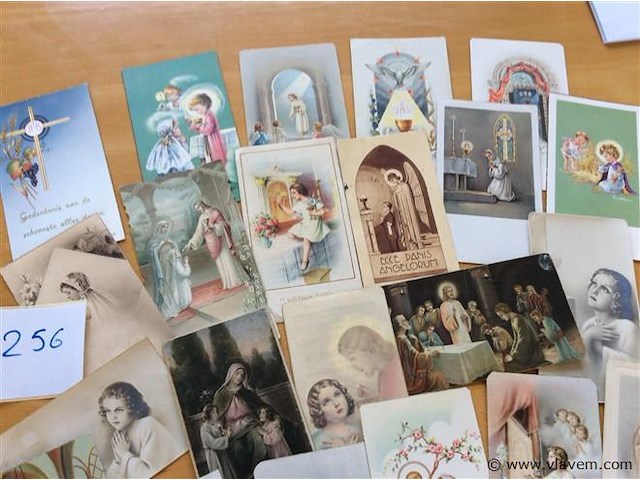 Lot communieprenten j' 40-60. - afbeelding 2 van  4